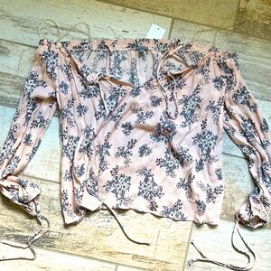 Flowy Pink Floral Top